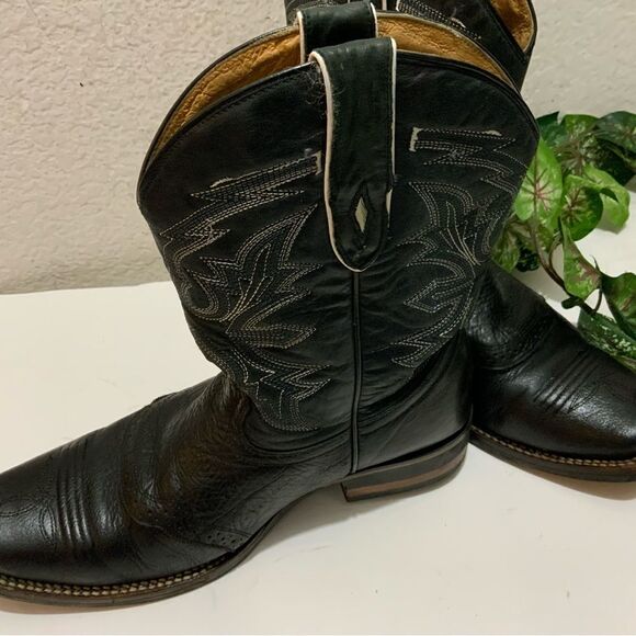 Canberra men’s size 8.5 black tan leather - Picture 16 of 16